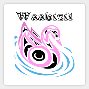 Swan (Waabizii) Magnet